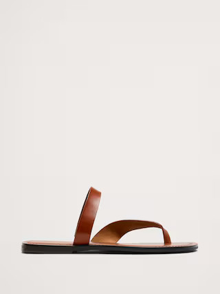 Leather Slide Sandal | Banana Republic (US)