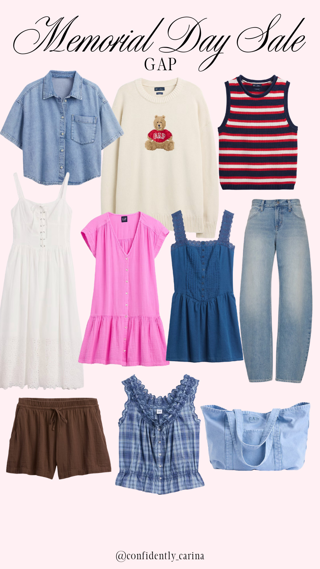 So many great spring and summer pieces on sale at GAP for Memorial Day weekend!

#LTKootd #LTKSeasonal #LTKSaleAlert