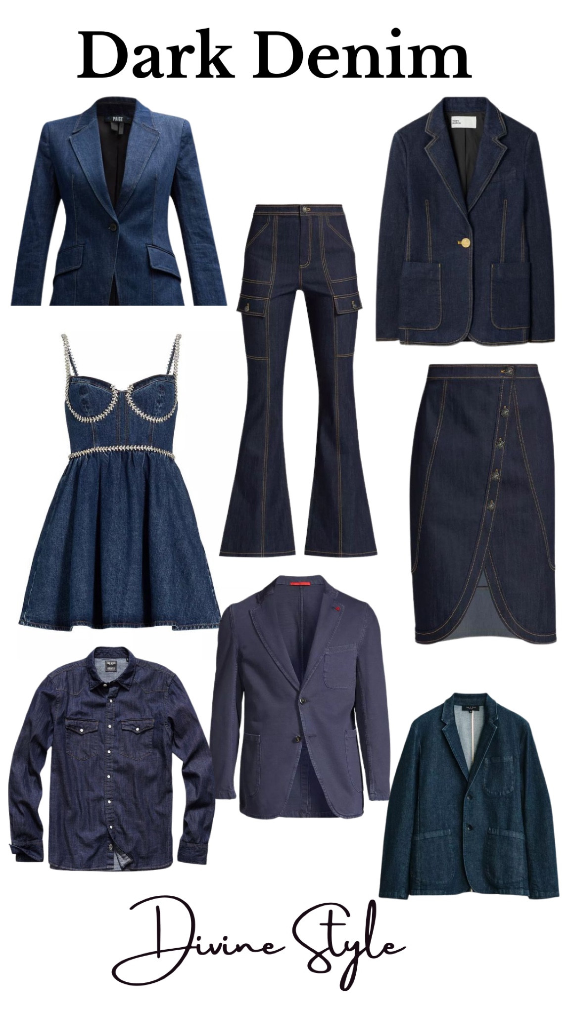 Dark denim is trending for fall. It dresses up or down easily and gives you that modern look when you wear this seasons’s blazers, shorts, dresses and fresh denim styles. 👖 

#LTKmens #LTKstyletip