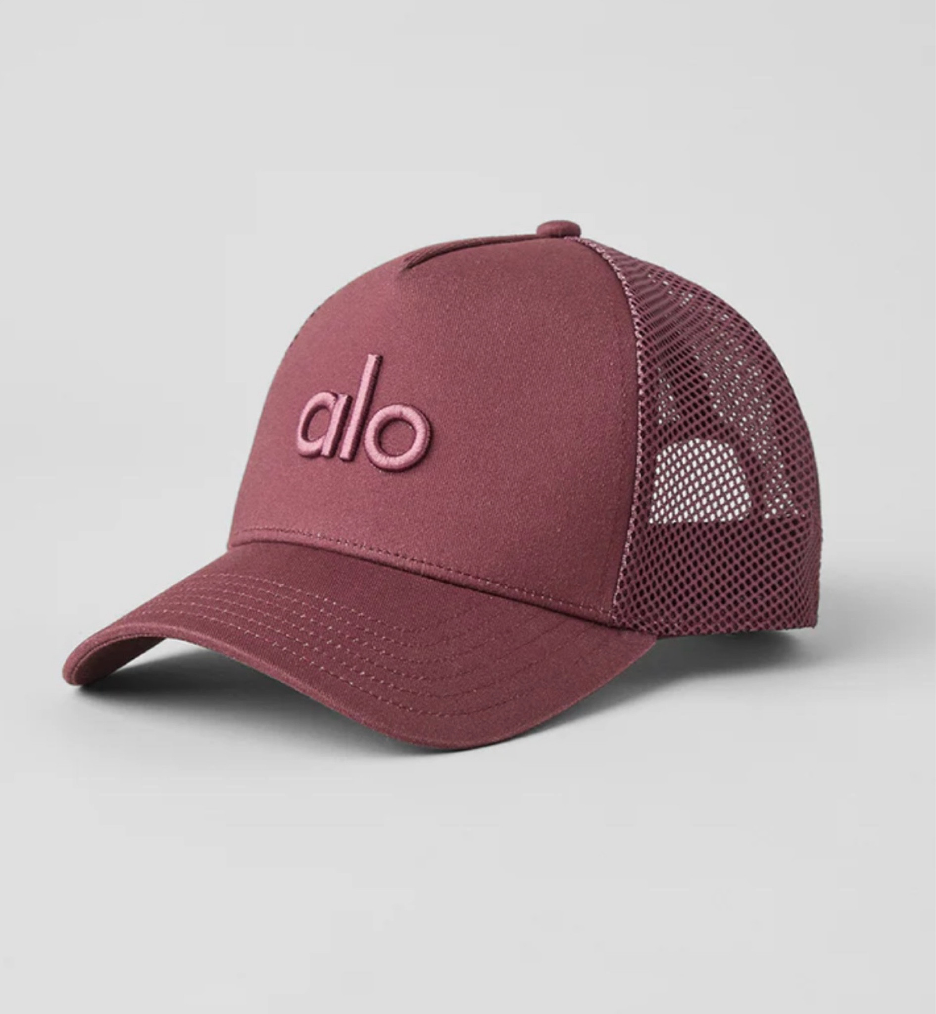 The Alo trucker hat finally comes in a Summer color! 