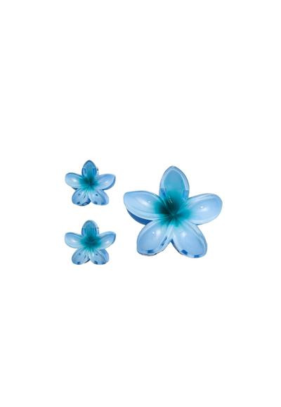 Set of 3 floral hair clips | Stradivarius (UK)