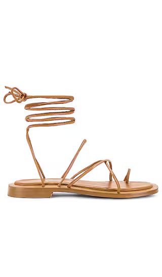Lilac Sandal in Brown Leather | Revolve Clothing (Global)