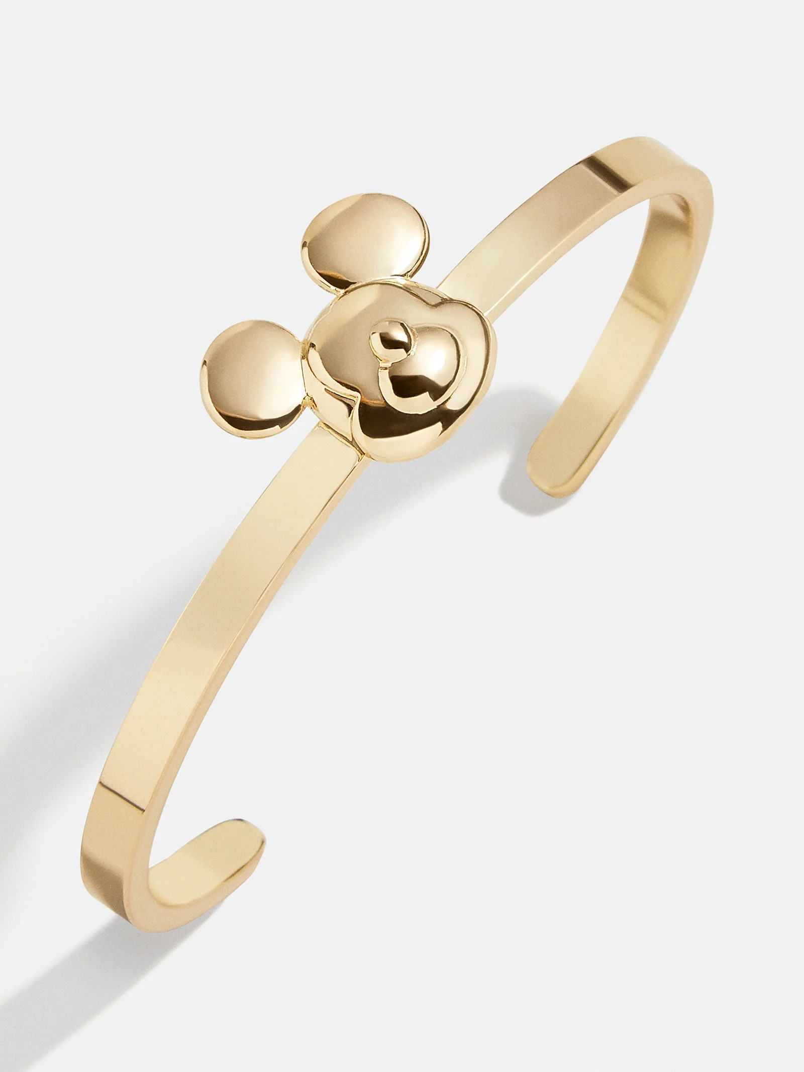 Mickey Mouse Disney 3D Cuff Bracelet - Gold | BaubleBar (US)