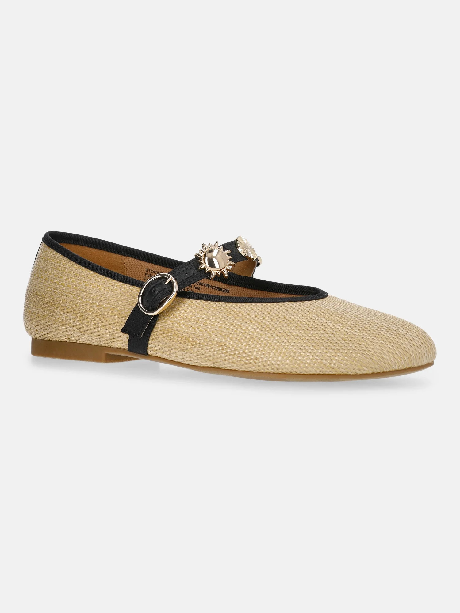 Time and Tru Women's Mary Jane Flats with Charm Strap | Walmart (US)