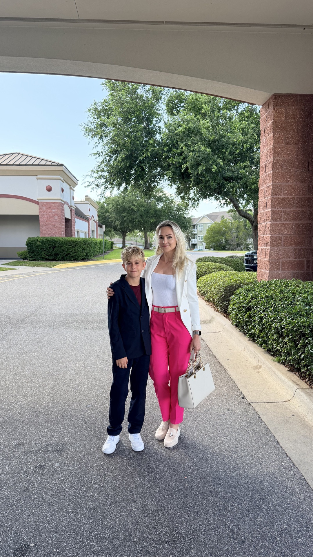 Cute loafers from #shein bag @Michael Kors US 
Outfit for my son size 12 from @Target and Shoes size 4 from @Nike US

#LTKKids