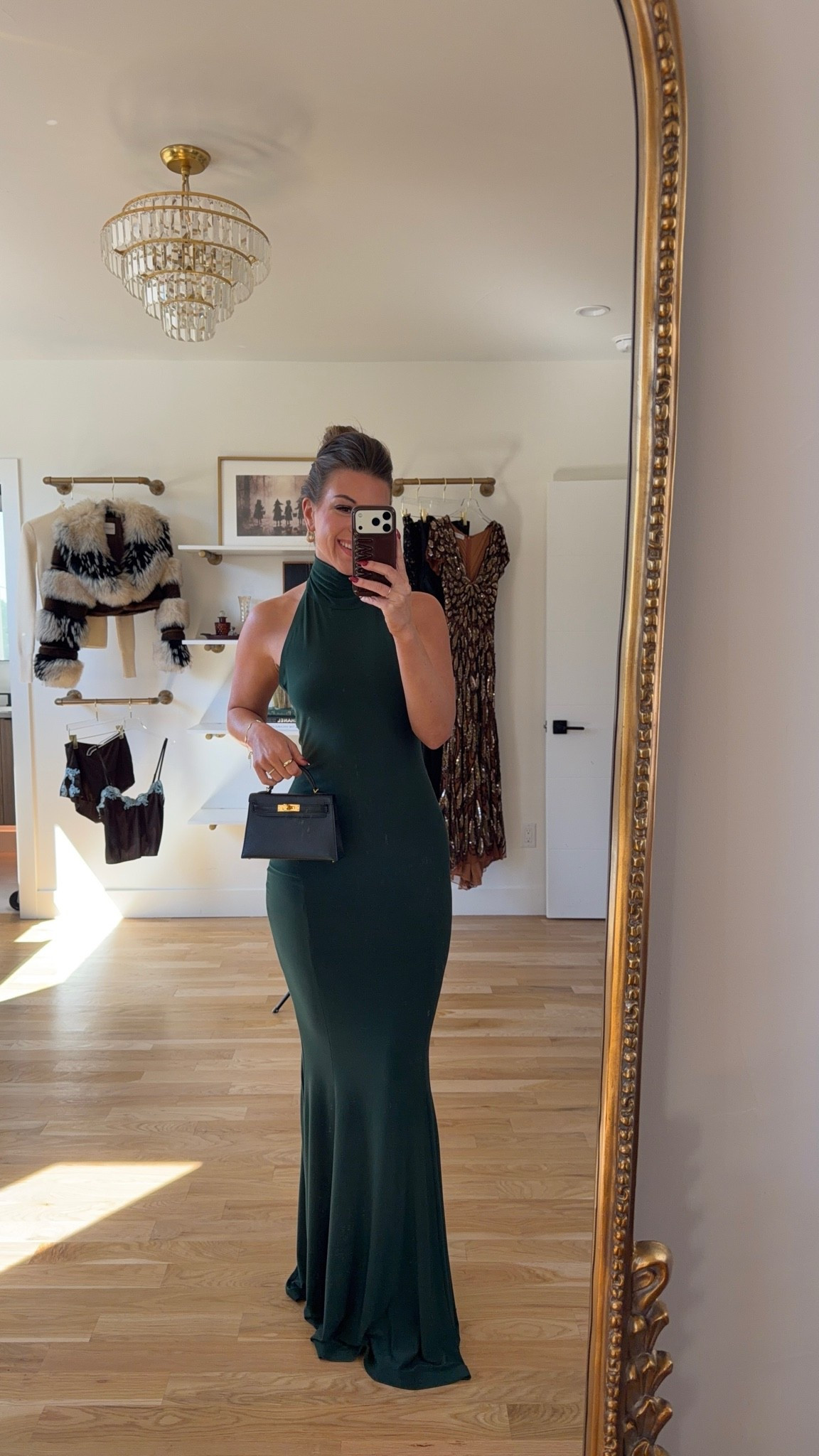 dark green halter maxi with a high neckline, fitted shape, and flared hem amazon fall formal event & wedding guest dress ✨🍂

electric picks: emerson20

Im 5’4” and wearing my usual small/2 in all

amazon fashion, amazon dresses, amazon finds, amazon outfit ideas, amazon summer outfits, affordable fashion finds, resortwear, resort outfits, vacation outfits, vacation dresses, beach vacation outfits, summer vacation outfits, tropical vacation outfits, vacation outfit ideas, summer wedding guest dresses, wedding guest dresses, cocktail dresses, semi-formal dresses, black tie wedding guest dresses, destination wedding guest dresses, garden party dresses, wedding guest outfit ideas

#LTKWedding #LTKSeasonal #LTKootd
