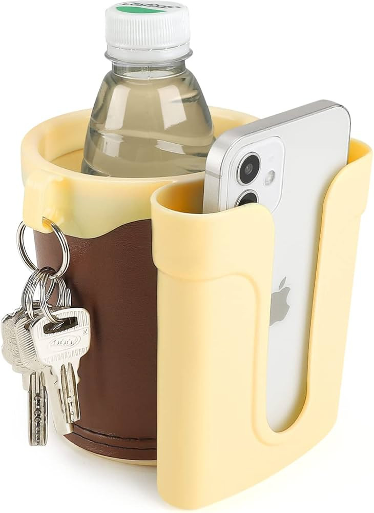 Accmor 3-in-1 Bike Cup Holder with Cell Phone Keys Holder, Bike Water Bottle Holders, Universal B... | Amazon (US)