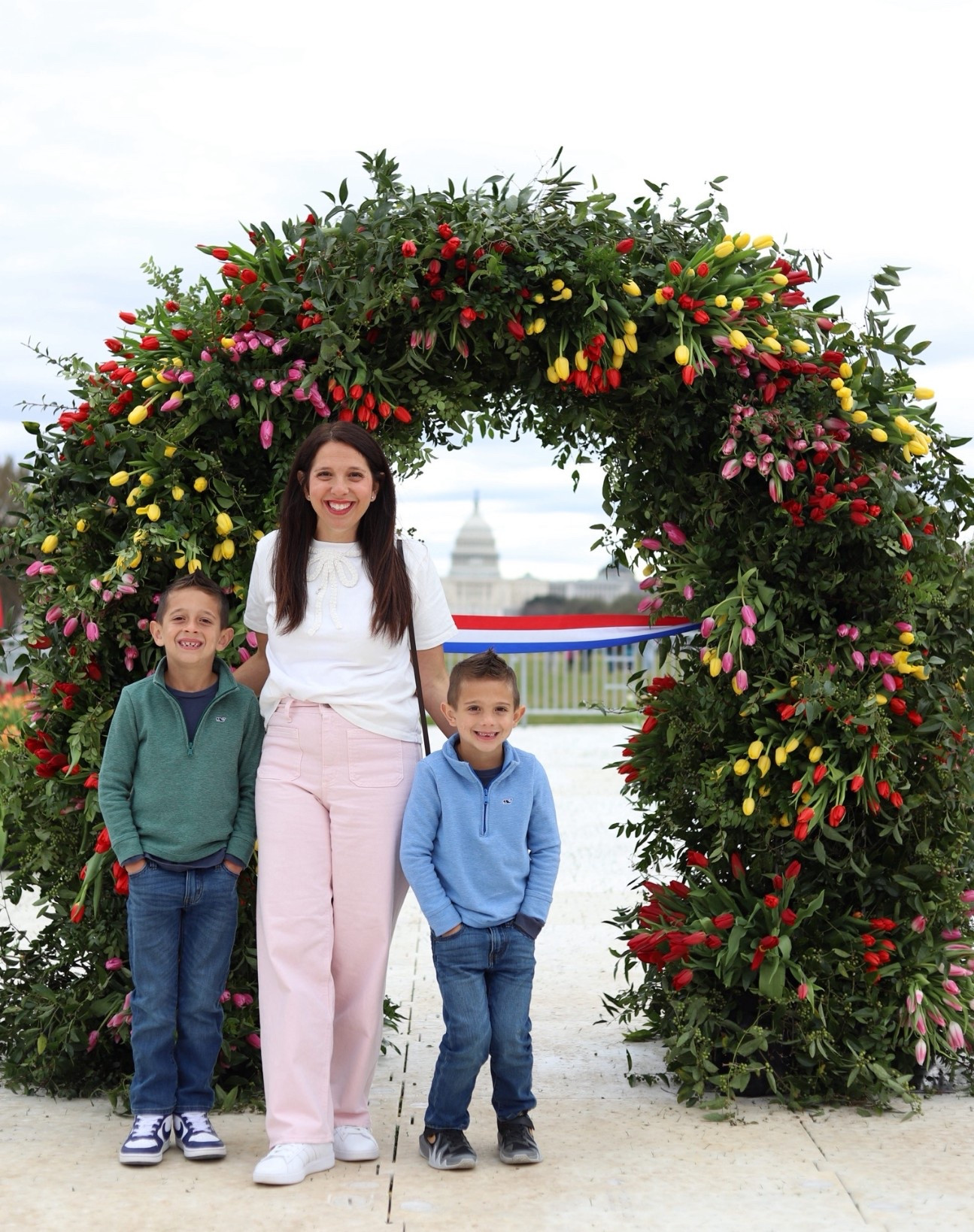 The perfect spring attire. #springishere #pink #boymom #boyattire #momoutfit 

#LTKSeasonal #LTKootd #LTKdayinmylife