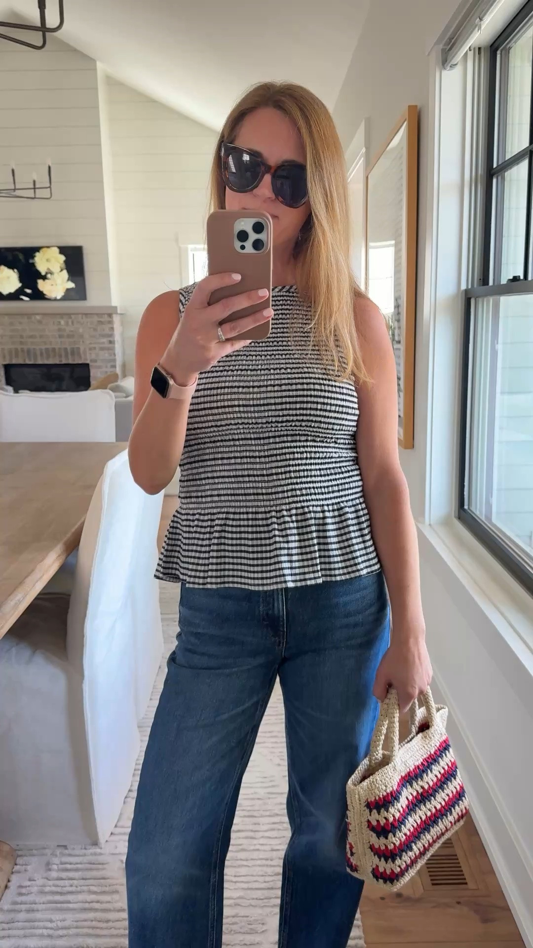 Top size small
Jeans size 26, SHORT

#LTKdayinmylife #LTKgrwm #LTKootd