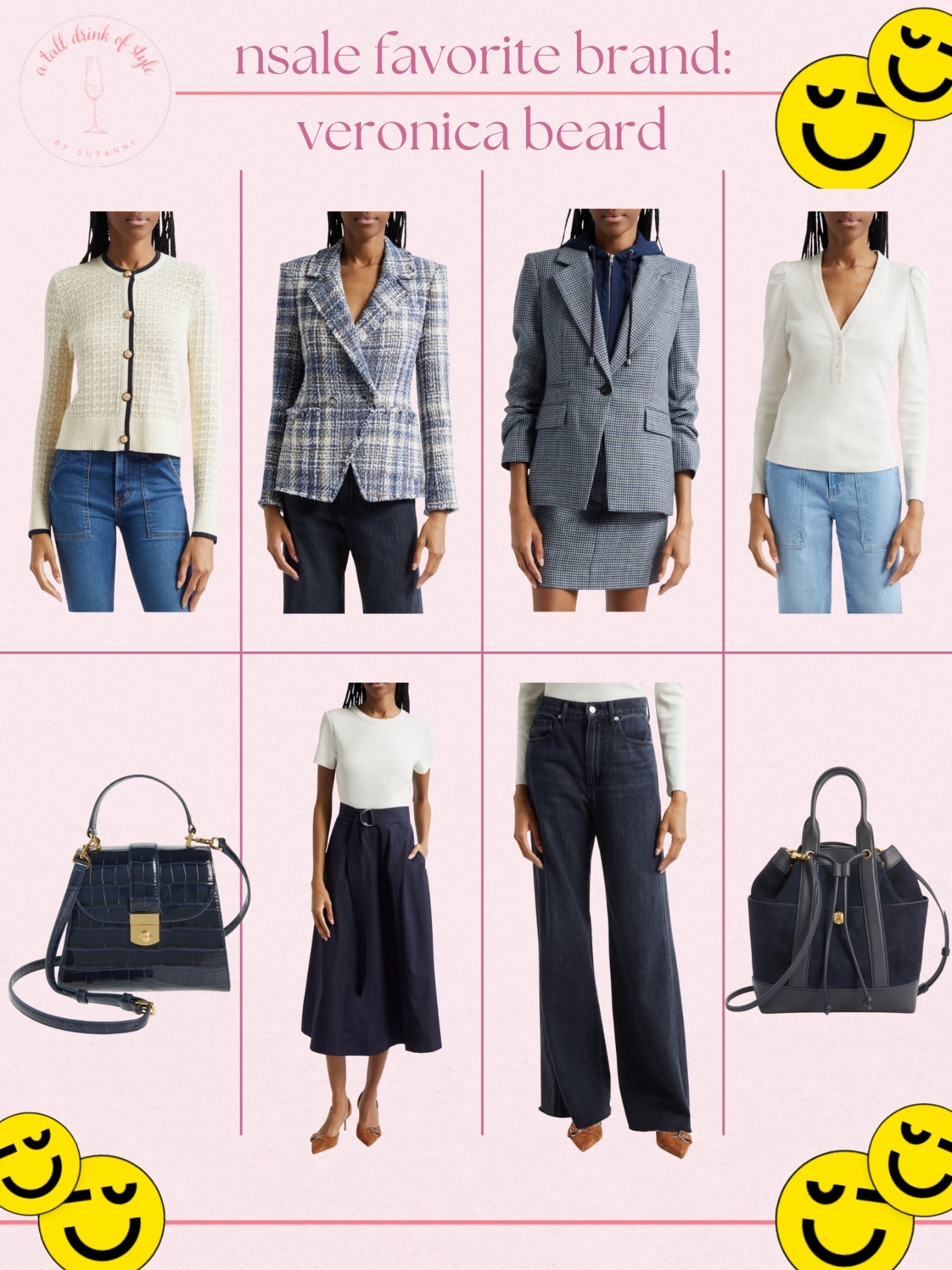 NSALE FAVORITE BRAND : VERONICA BEARD 

Hi friend! 👋 Thanks for your support! I’m so glad you’re here!
If you're tall, over 40, or just tired of fashion that doesn’t fit your life, you’re in the right place. I share classic, elevated outfit formulas that actually work on tall women (I’m 6’1” for reference!) and help you feel confident getting dressed again.
I am your resource for timeless, elevated fashion for women over 40 (and tall women)
Age: 55
Height: 6’1”
Tops: S/M
Bottoms: 8/10
Dresses: 8/M
Over 50 fashion, tall fashion, workwear, everyday outfits, timeless outfits, Classic Outfits, Nordstrom sale, Anniversary sale, luxe finds, new purse, tweed blazer, blazer, cardigan, fall skirt, fall fashion

#LTKSeasonal #LTKSaleAlert #LTKWorkwear