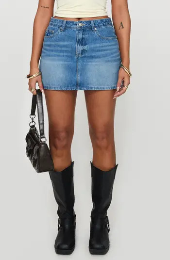 Paulette Denim Miniskirt | Nordstrom