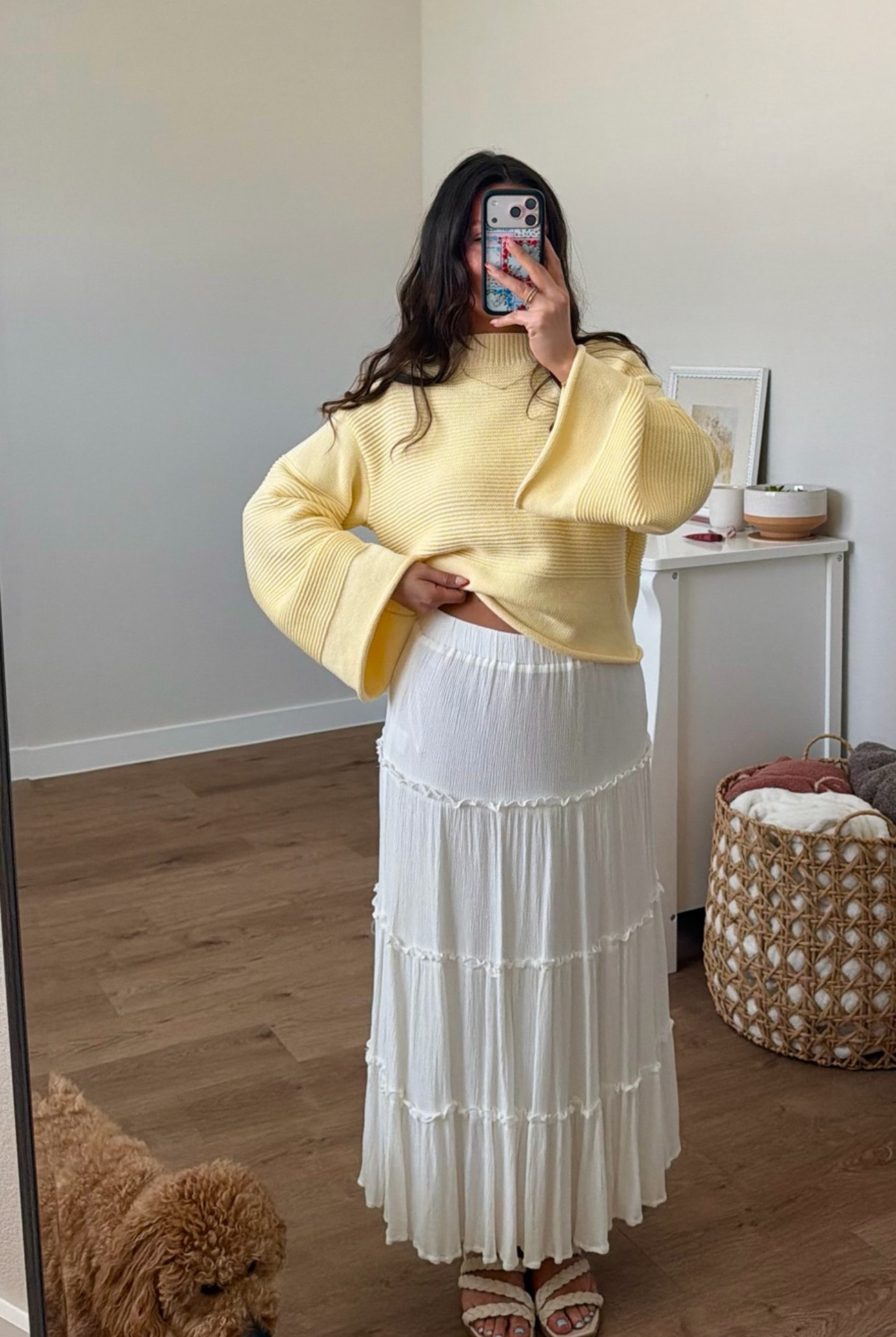 Cutest maxi skirt!! code bethany20 🤍 true to size!!

#LTKPetite #LTKBump #LTKootd