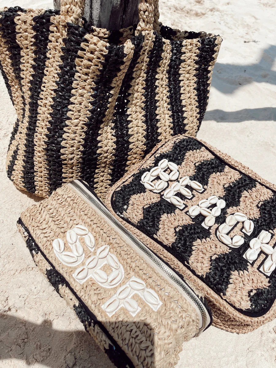 SPF, Beach, + Striped Tote Bundle | KenzKustomz