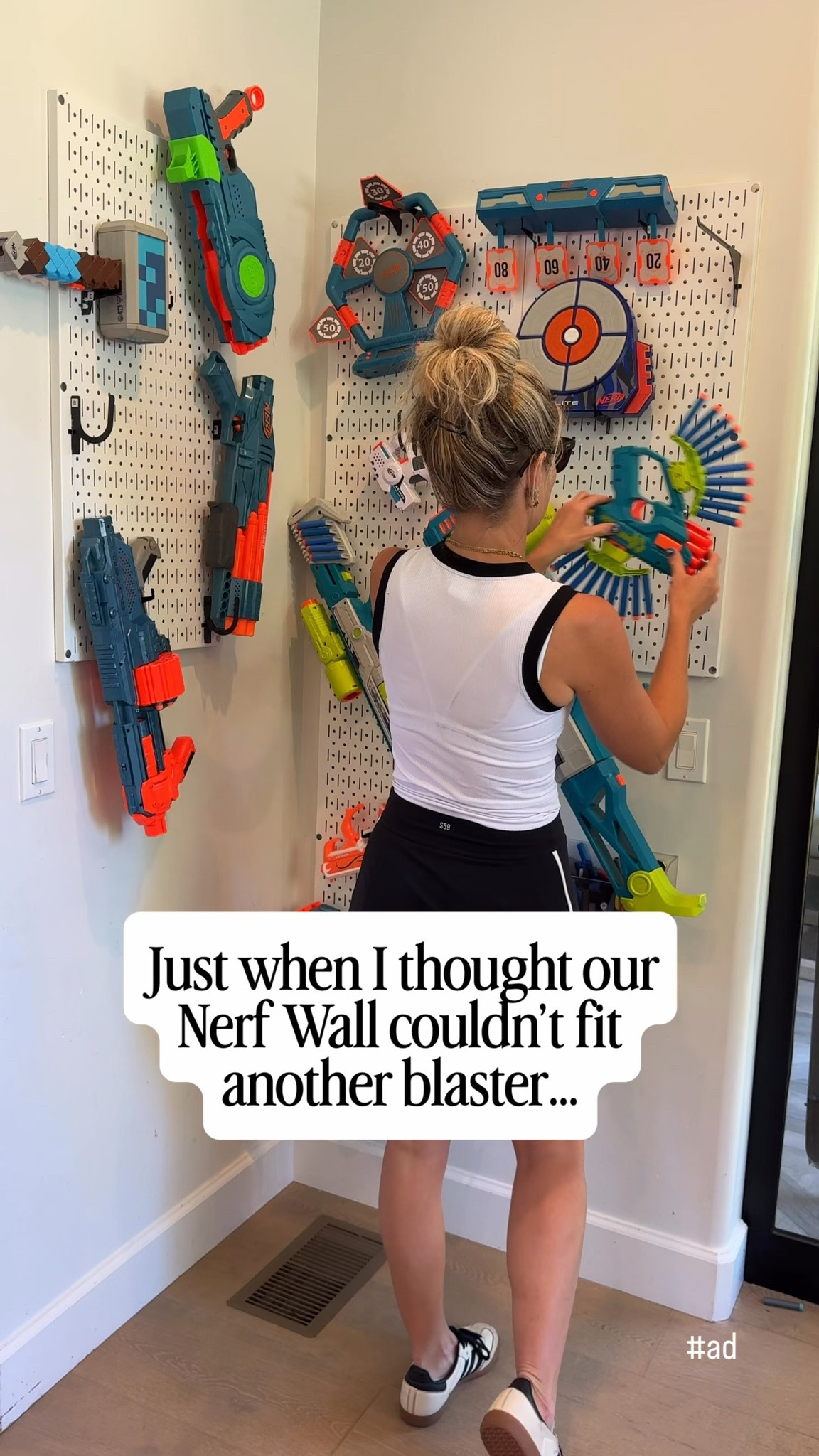If you have boys you know how much they love nerf blasters!  Here three new blasters you need to check out.  Plus all the details and links for my nerf wall.

Playroom organization | gifts for boys | boys toys

#LTKmomlife #LTKKids #LTKHome
