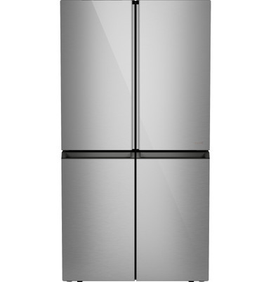 CAF\u00c9\u2122 ENERGY STAR\u00ae 22.9 Cu. Ft. Smart Counter-Depth Quad-Door Refrigerator in Plat... | Cafe Appliances (US)