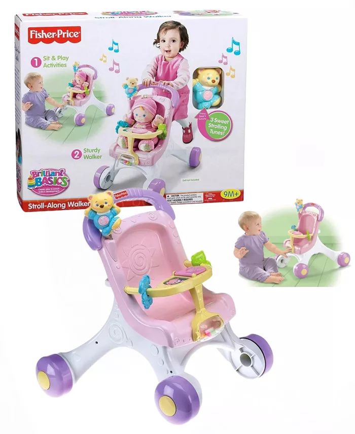 Fisher Price Brilliant Stroll Along Walker Toy & Reviews - All Toys - Macy's | Macys (US)
