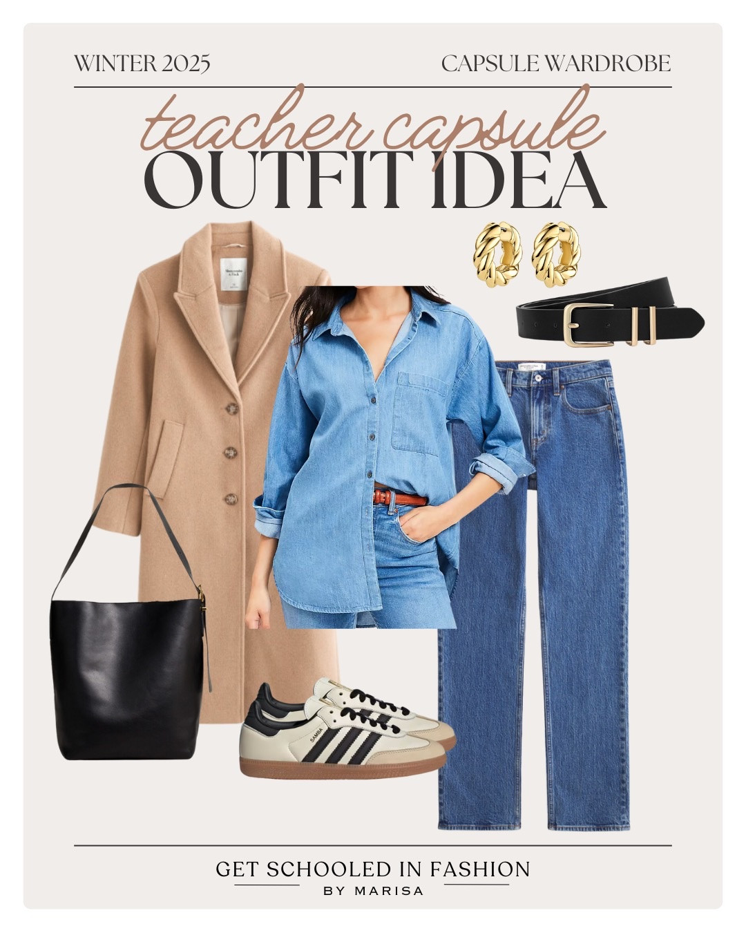 Winter capsule wardrobe for teachers featuring versatile layers, cozy knits, and comfortable staples perfect for the classroom and beyond. Build a wardrobe that works as hard as you do this season.

#LTKStyleTip #LTKSeasonal #LTKFindsUnder100