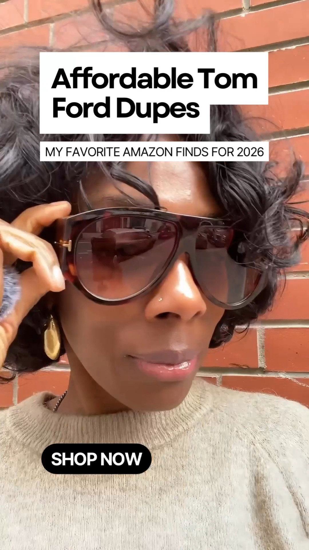 Aviator sunglasses are the must-have accessory for 2026. 😎

The Tom Ford Bronson D Frame sunglasses are at the top of the list. But with the expensive $560 price tag, the oversized aviators by HerJour for $21.99 look a whole lot better. 

If you’re looking for the look for less that doesn’t look cheap and are still on trend, then get HerJour aviators. They also come in a variety of colors to choose from.

#TomFord #Sunglasses #AmazonFinds #Amazon #dupes #LTKStyleTip

#LTKFindsUnder50 #LTKStyleTip




#LTKootd #LTKgrwm #LTKSaleAlert