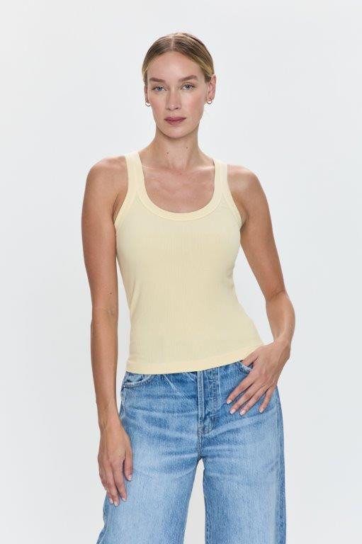 Christy Tank -Custard | Pistola Denim