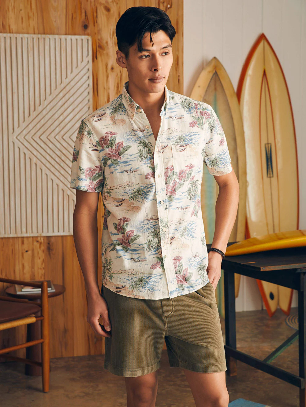 Short-Sleeve Breeze Shirt (Tall) | Faherty