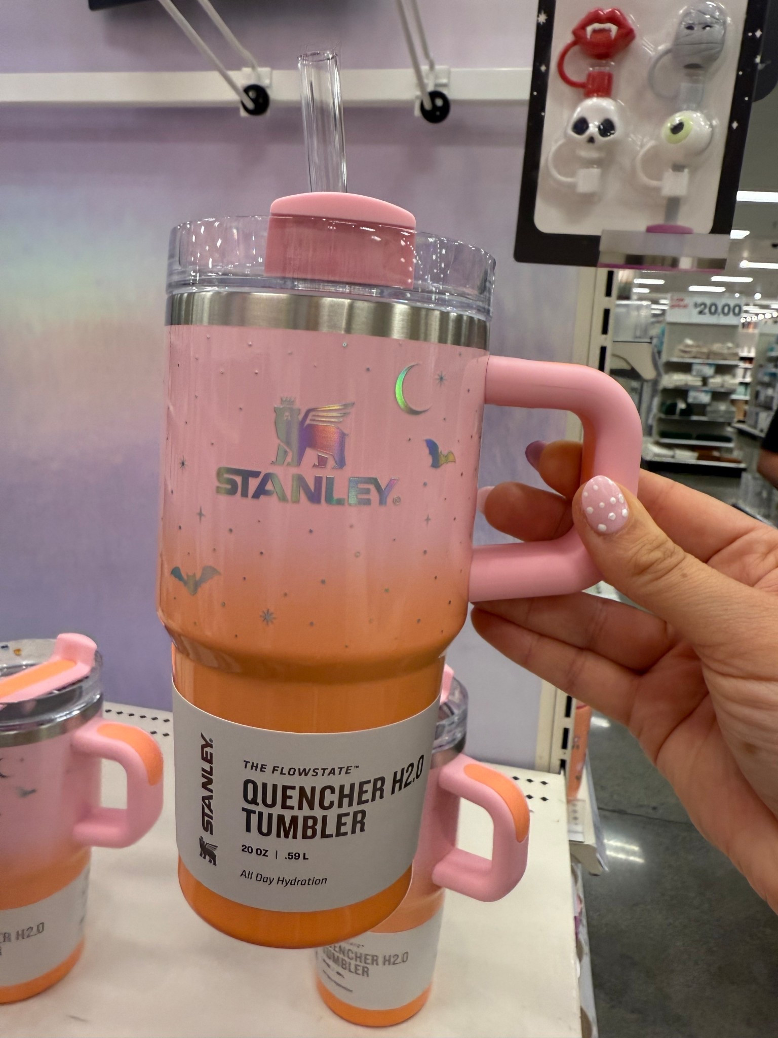 Boo basket approved! Almost sold out.  Halloween pink and orange Stanley cup water bottle 


#LTKSeasonal #LTKHalloween #LTKParties