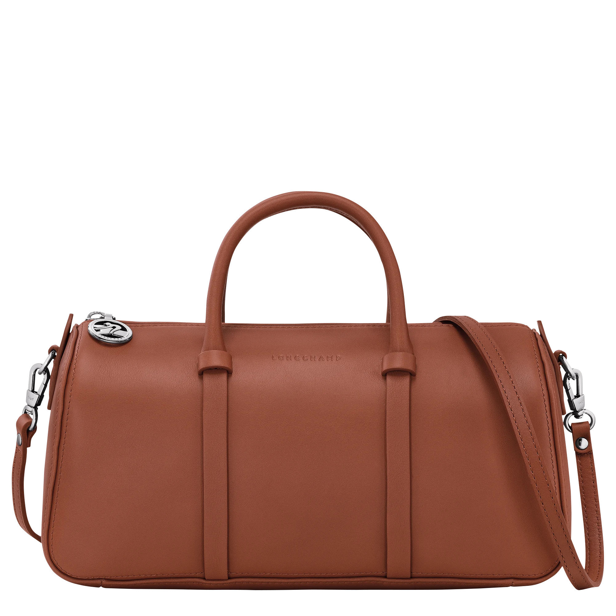 Daylong M Handbag Cognac - Leather | Longchamp US | Longchamp