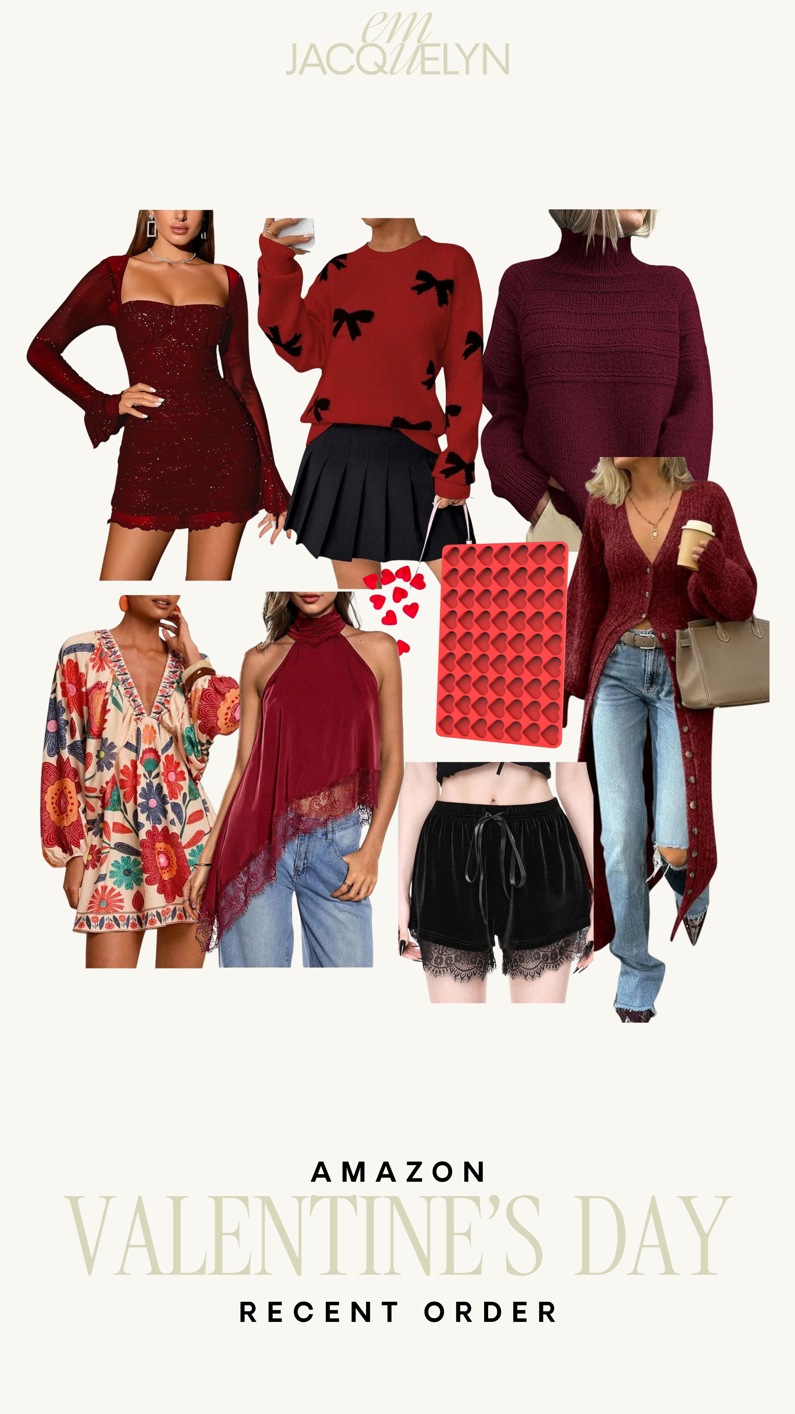 Amazon valentine's day recent order!

amazon finds, amazon fashion, vday outfits 

 #LTKValentine #LTKSeasonal