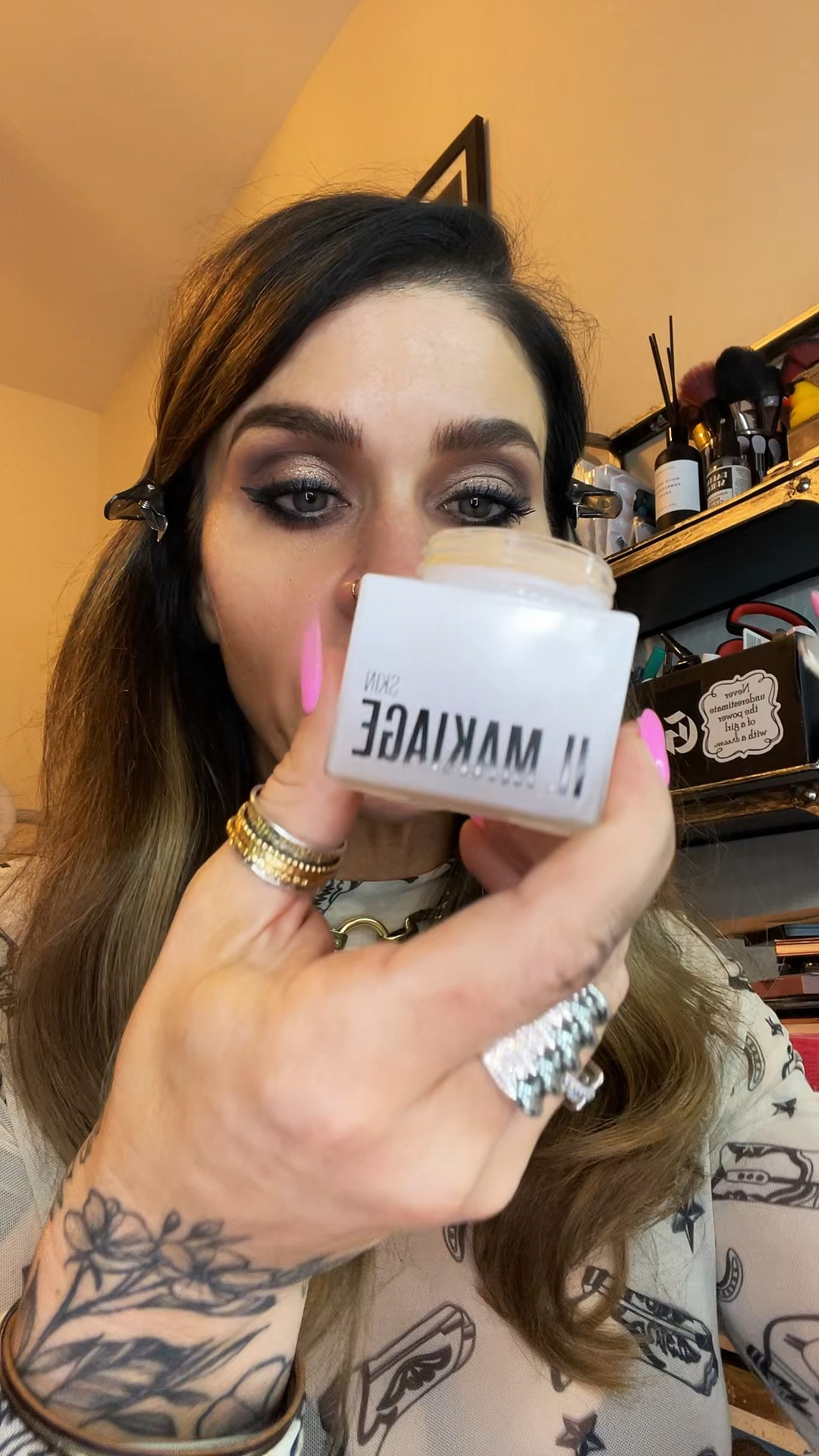 Skincare giving you pore less skin. 
#ilmakiage #skincare #makeup 

#LTKVideo #LTKover40 #LTKbeauty