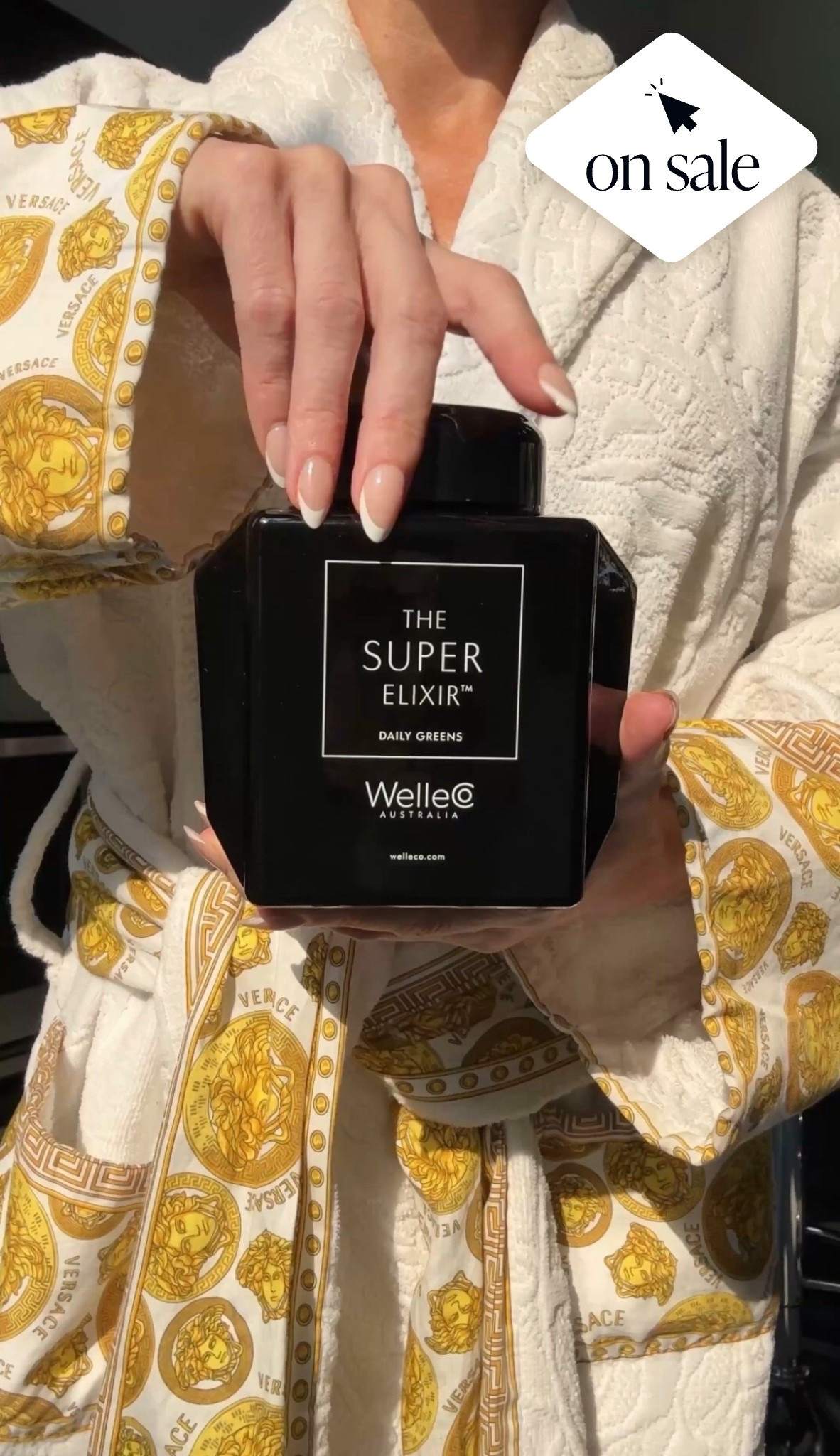 Welleco sale! The supplements for glowing skin, hair, nails, energy, immunity and gut health! #ad Minimal effort. Maximum glow ✨💚 Bottled beauty from within.

The Super Elixir from @welleco is my daily step toward radiant skin, balanced energy, cellular-level wellness, gut health, and makes me feel like I’ve slept 8 hours even when I haven’t.

The facts: Carefully curated with 40+ ingredients, The Super Elixir™ provides a complete daily solution for your entire body without the bitter greens taste.
The Super Elixir™ supports:
+ Energy production and vitality
+ Healthy digestive system function
+ Cognitive function
+ Healthy hair, skin and nails
+ Normal fat metabolism
+ Immune system function
+ Supports healthy nervous system function*
*Mood is regulated by the nervous system via neurotransmitters like serotonin and dopamine.
Vegan | Non-GMO | Dairy free | Gluten free | No artificial colours | No added sugar


#LTKBeauty #LTKselfcare #LTKCyberWeek