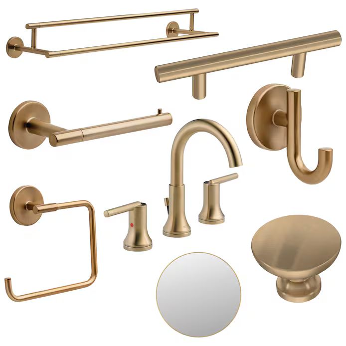 Delta Trinsic Champagne Bronze Bathroom Faucet Collection at Lowes.com | Lowe's