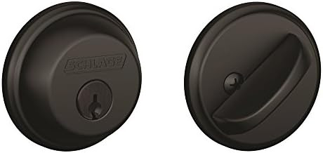 SCHLAGE B60N622 Deadbolt, Keyed 1 Side, Matte Black | Amazon (US)