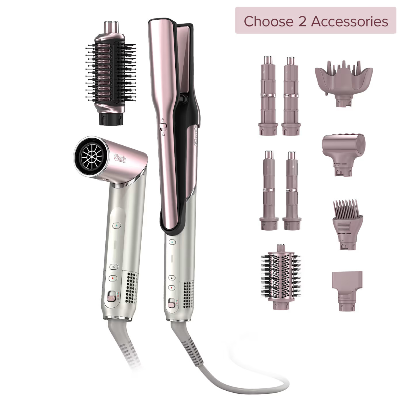 Shark Glam™ Hair Styler in Pink | SharkNinja | SharkNinja