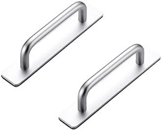 Skyscraper Self-Stick Instant Kitchen Cabinet Bathroom Drawer Closet Door Handle Pulls 2pcs/Set (106 | Amazon (US)