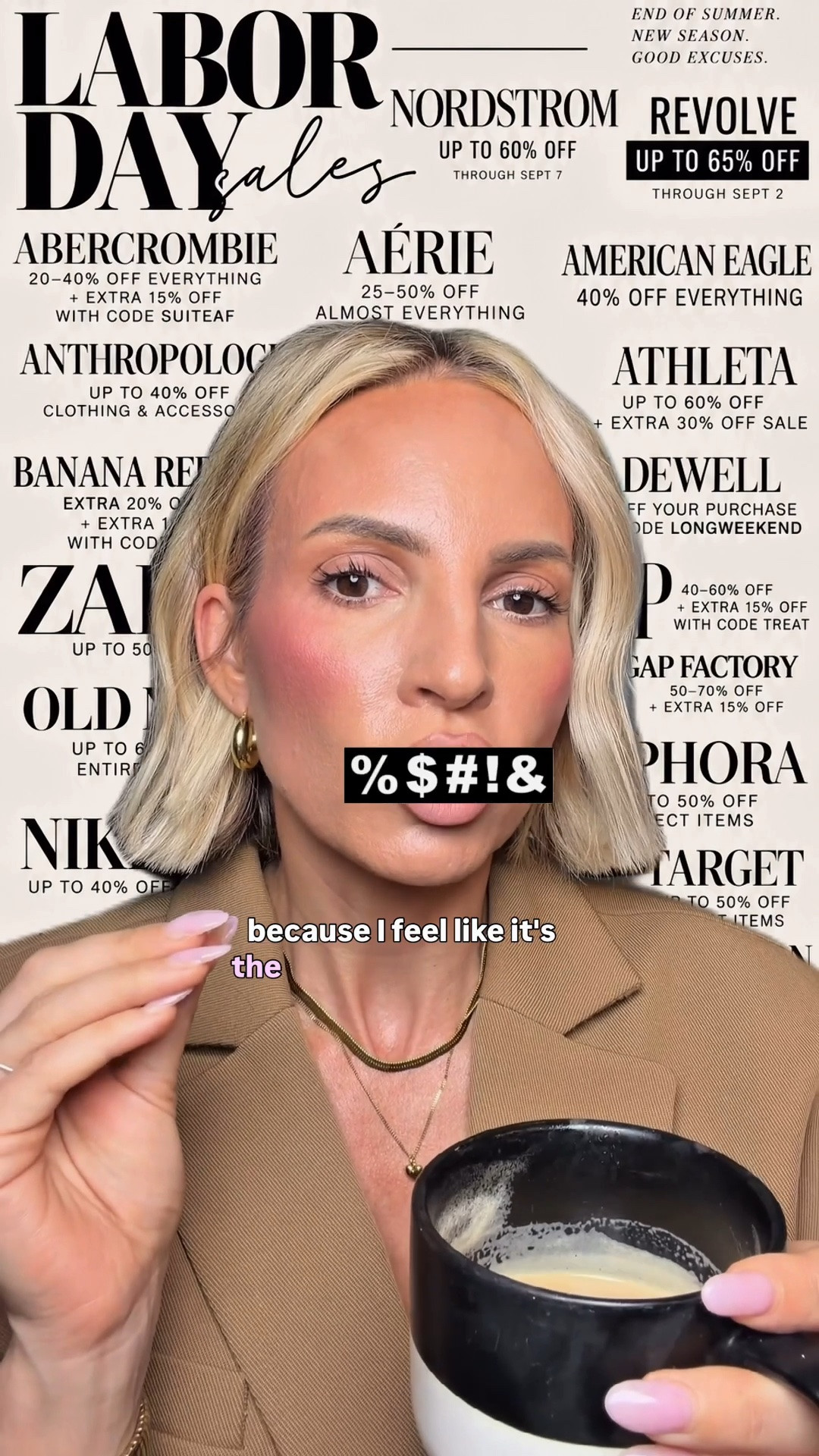There, I said it. I don’t love sales.🤷🏼‍♀️ I often feel like it’s the stuff that nobody wants. But not in this case. I genuinely have no idea why these pieces are on sale. ￼use code ASHLEYPROVOST to get 20% off the tria laser bundle ￼

As expected the blazer, I’m wearing at the end already sold out. But they have it in black. It’s not on sale, but I still think it’s worth buying because it is that good. I definitely gonna buy it too. ￼

#LTKSaleAlert #LTKstorytime #LTKOver40