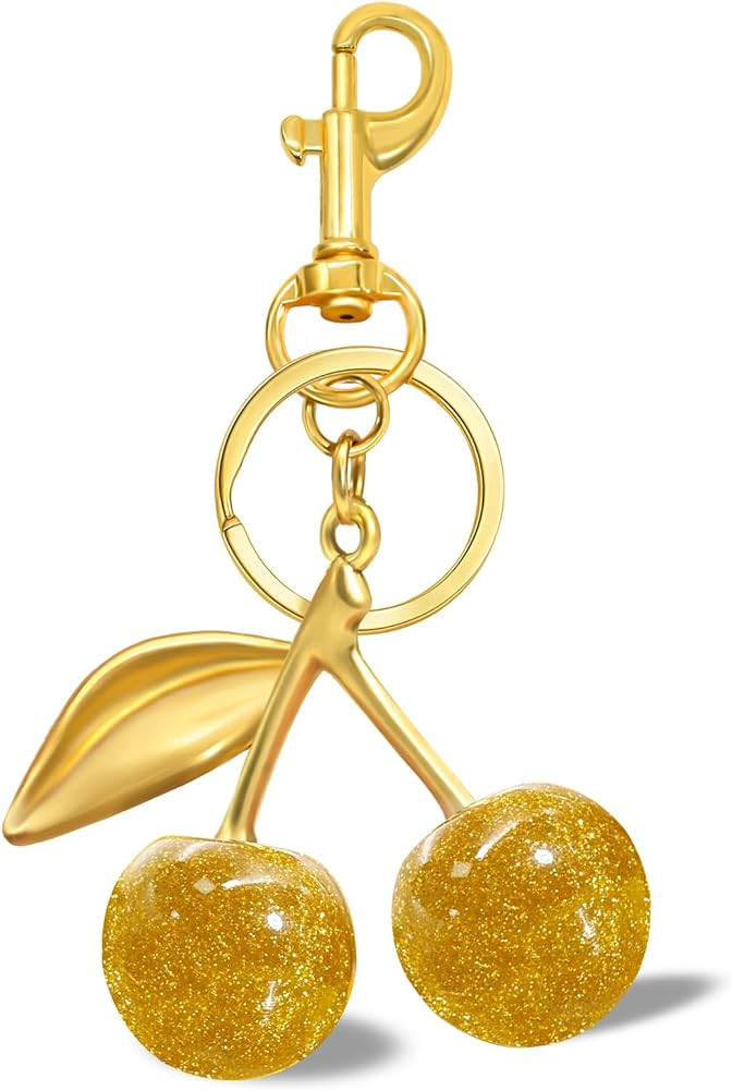 Cherry Keychain & Bag Charm - Cute Cherry Accessories for Women - Gift | Amazon (US)