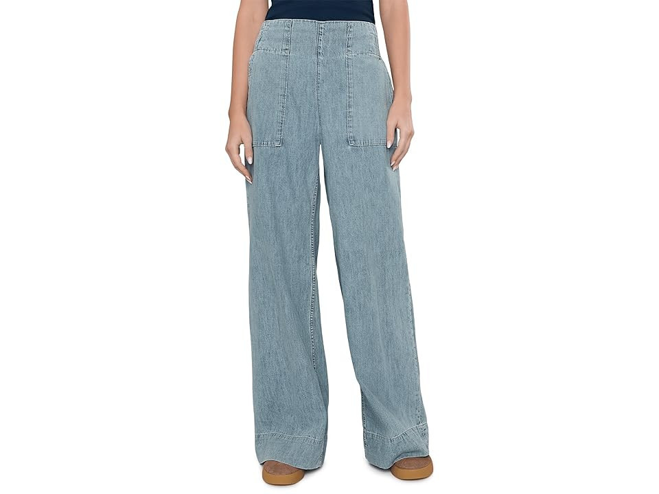 Free People We The Free Breezy Denim Pull-On Jeans Women's Clothing Dusk: LG (Women's 12) 29, Cotton/Denim | Zappos.com