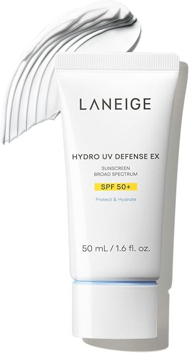LANEIGE Hydro UV Defense Sunscreen SPF 50+ Hypoallergenic & Dermatologist-Tested Korean Broad Spe... | Amazon (US)