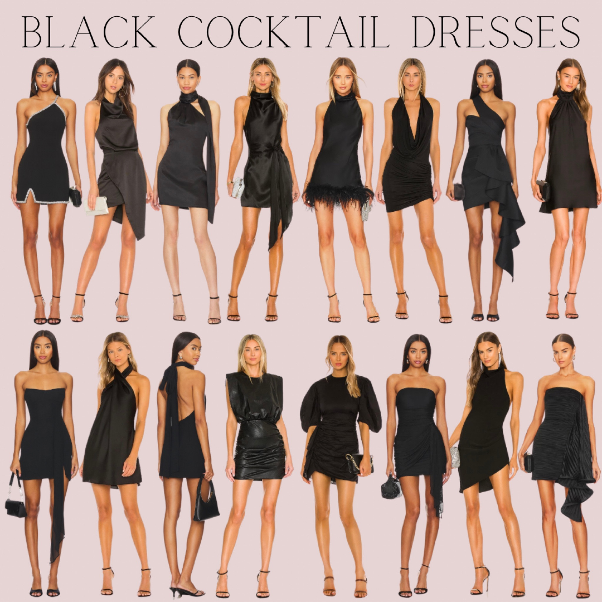 LOVE all of these black cocktail dresses! Perfect for date parties since it’s that time of the year!!

#LTKStyleTip #LTKNYFW #LTKSeasonal
