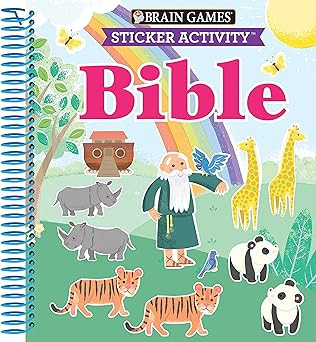 Brain Games - Sticker Activity: Bible (For Kids Ages 3-6) | Amazon (US)