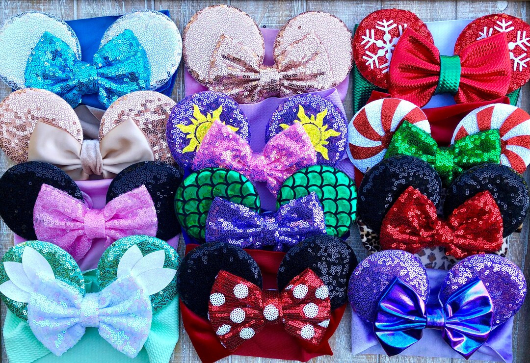 Baby Mouse Ears Headband / Mouse Ears Head band for Baby | Etsy (US)