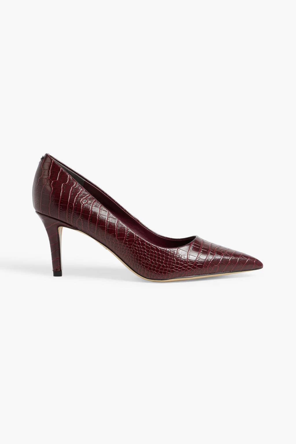 Vienna croc-effect leather pumps | The Outnet (US and CA)