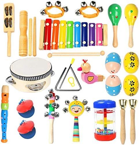Ehome Toddler Musical Instruments, Wooden Percussion Instruments Educational Preschool Toy for Ki... | Amazon (US)