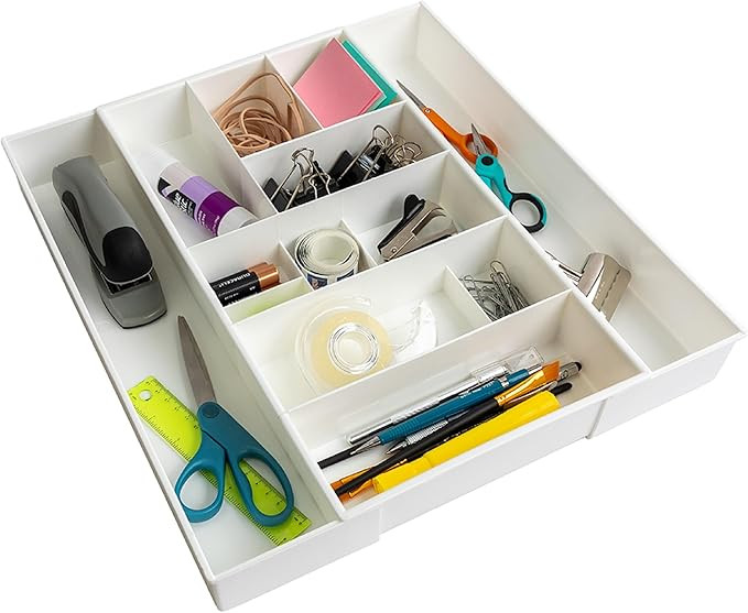 Dial Industries Expandable Junk Drawer Desk Organizer Storage Tray | Amazon (US)