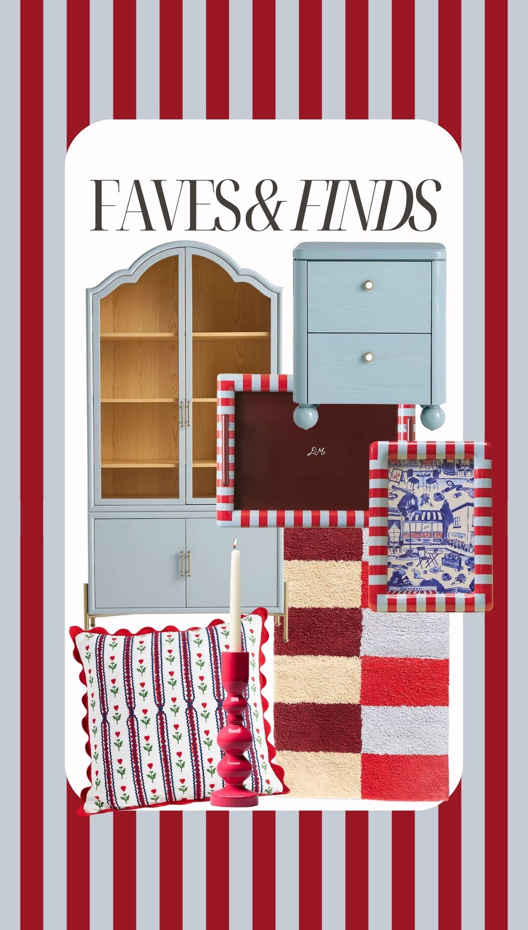 Red and blue home decor finds 

#LTKHome