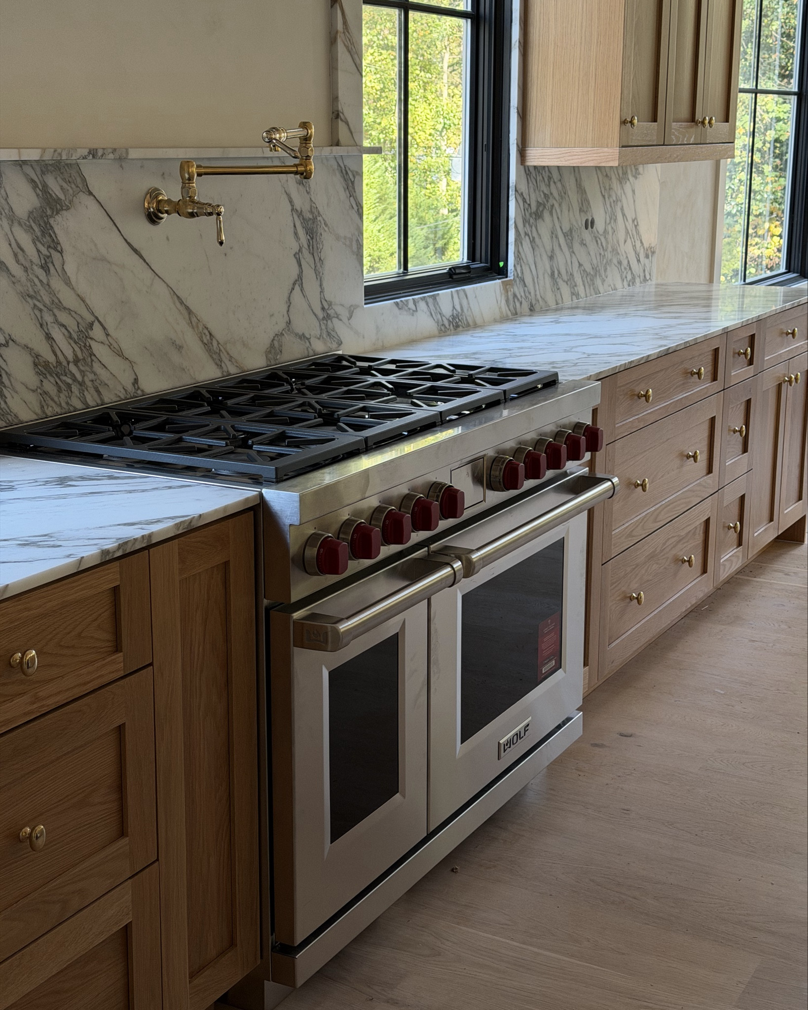 Cabinet knobs we did for the kitchen cabinets! We did unlacquered brass 1 inch