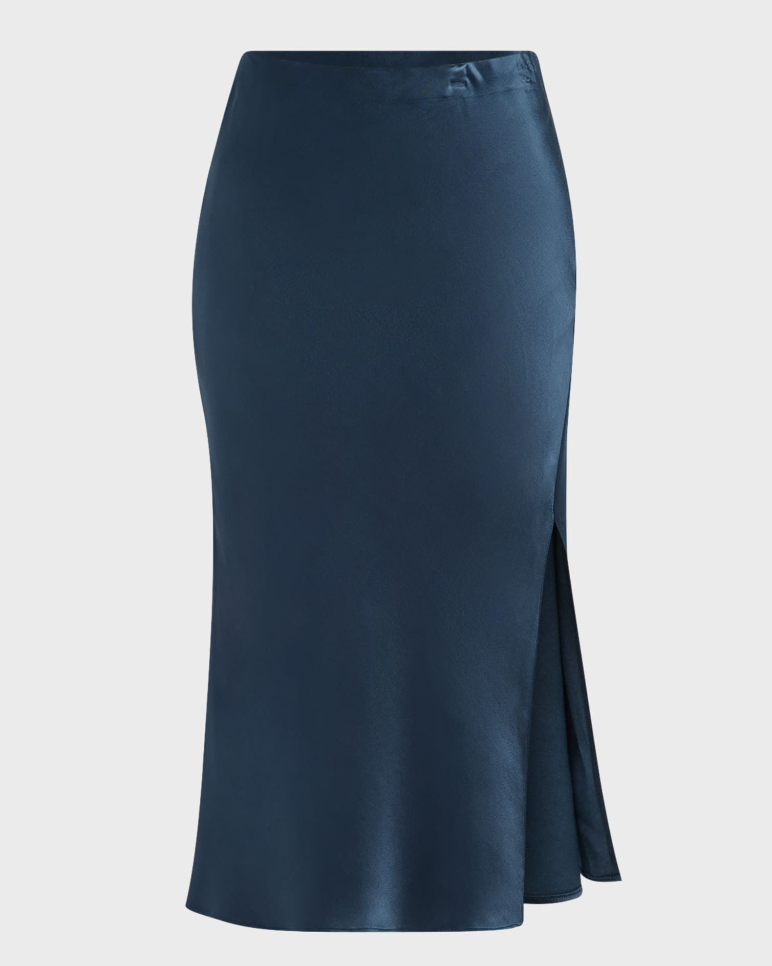 Maya Satin Midi Skirt | Neiman Marcus