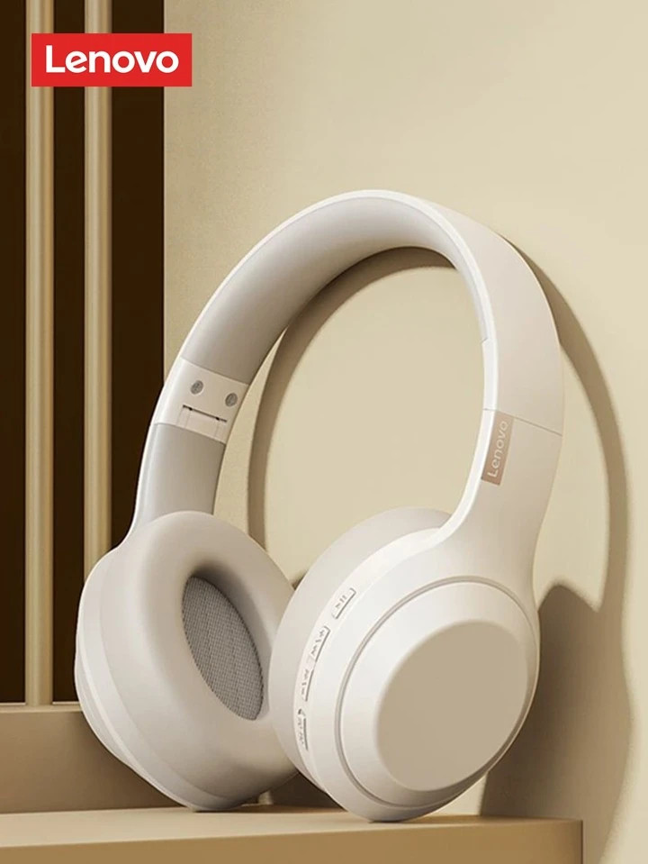 lenovo Lenovo Thinkplus TH10 On-Ear Function Key Control Foldable Adjustable Wireless Headset | SHEIN