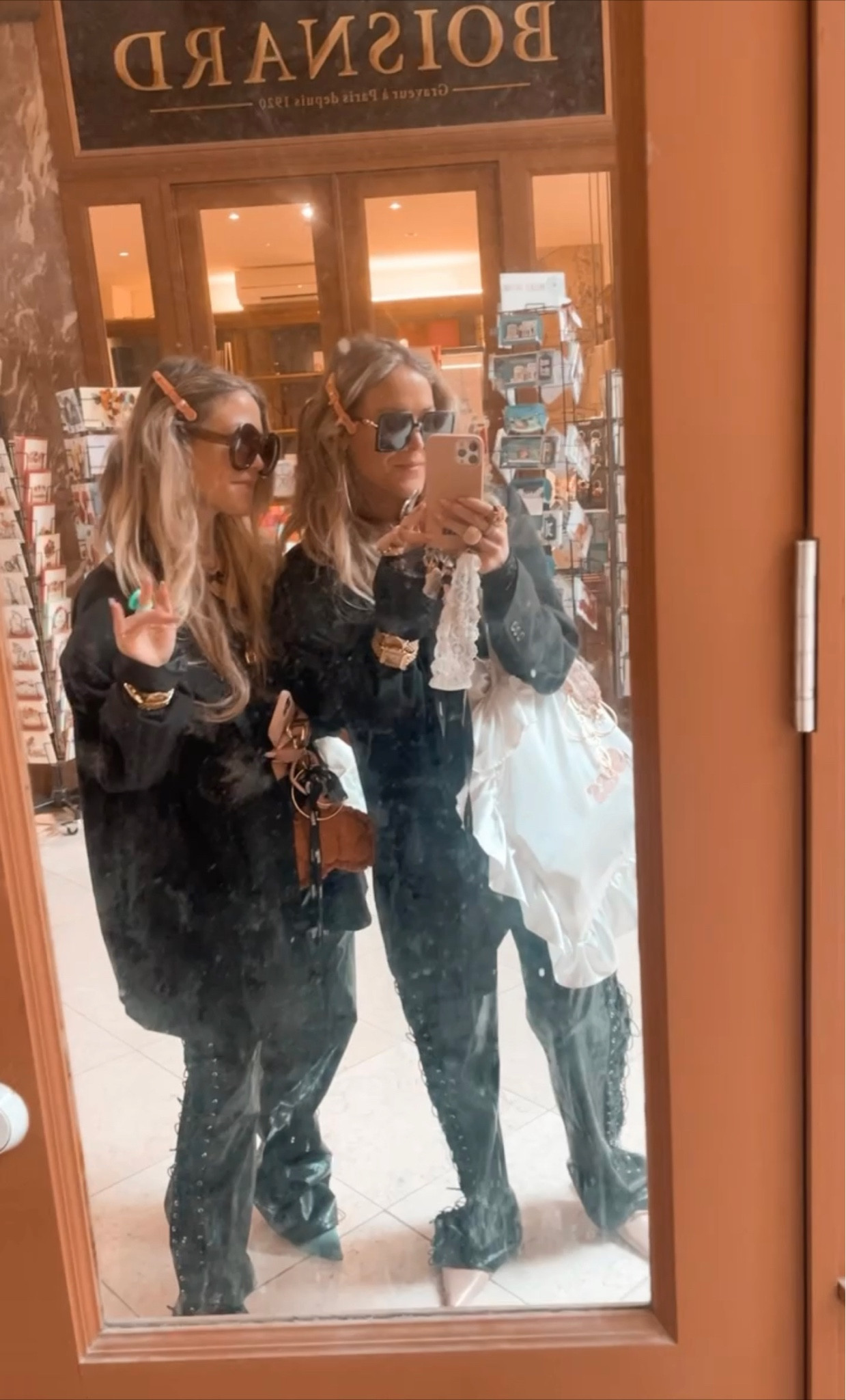 Lace up leather faux pants and oversized blazers and a lace black top 🖤🖤 PrettyLittleThing 

#LTKtravel #LTKVideo #LTKSeasonal