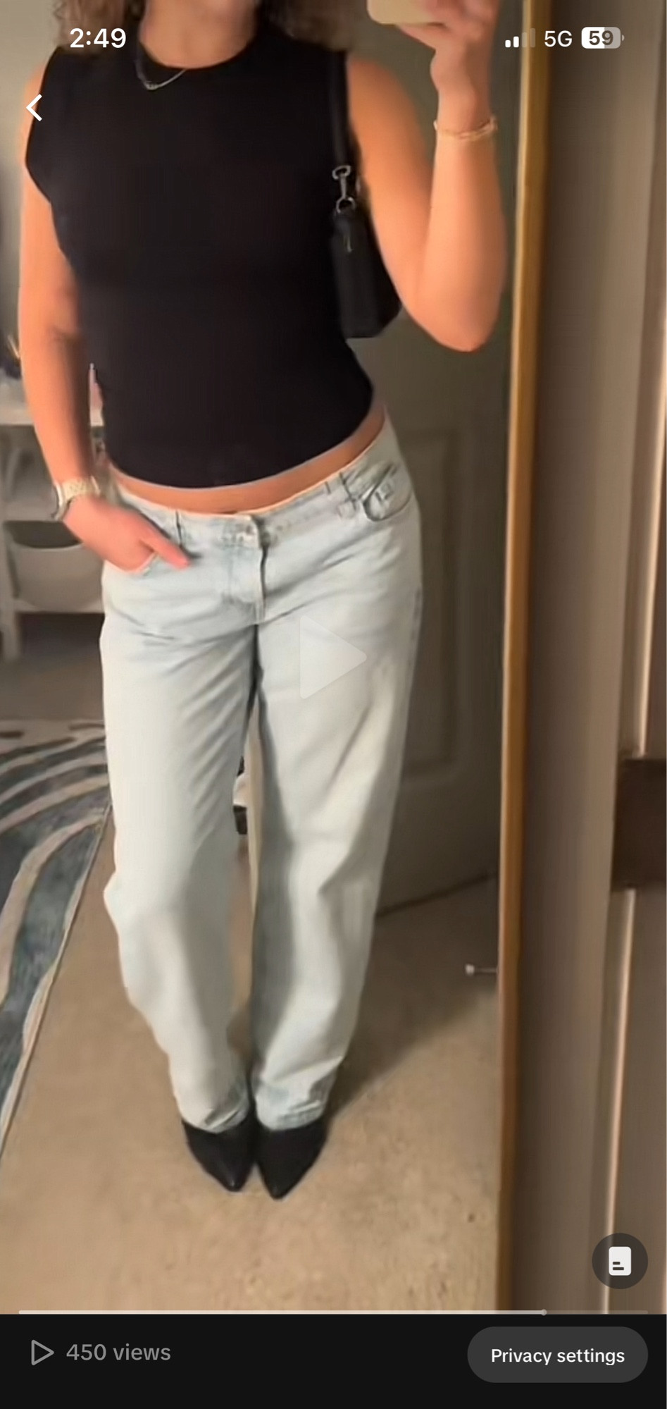 My jeans are from Zara but I can’t figure out how to link my Zara products yet! And my purse is vintage coach but couldn’t find that either