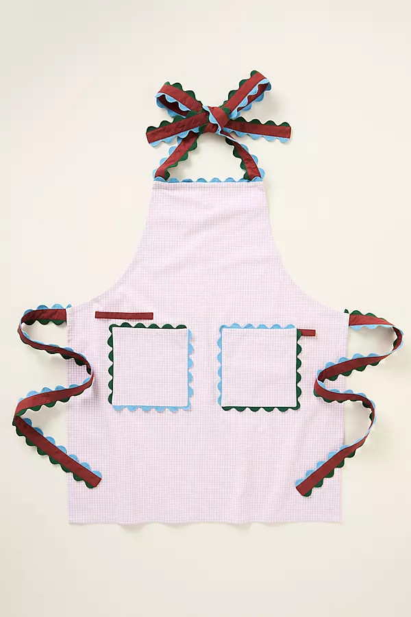 Indira Embroidered Apron | Anthropologie (US)